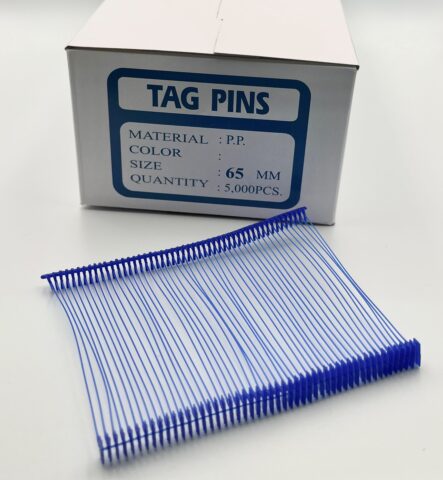65mm tag pin blue