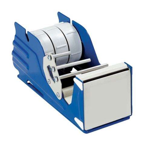 triple roller multi roll metal desktop tape dispenser