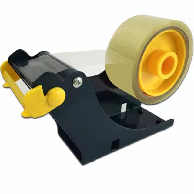 Desktop tape dispenser with clamp