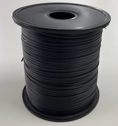 C19B BLACK PLASTIC COATED TWIST TIE WIRE 400M ROLL